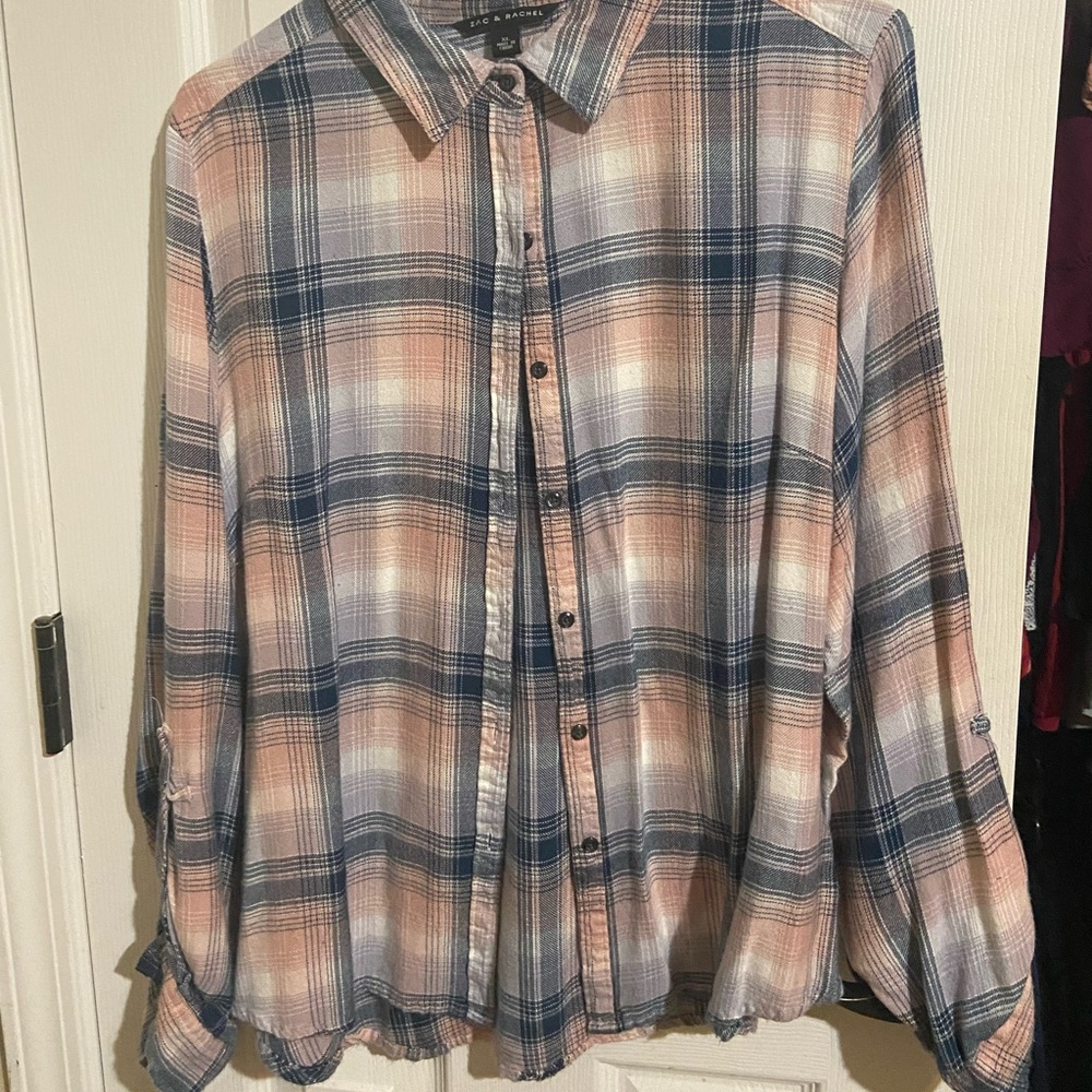 Pink and Blue super soft flannel
